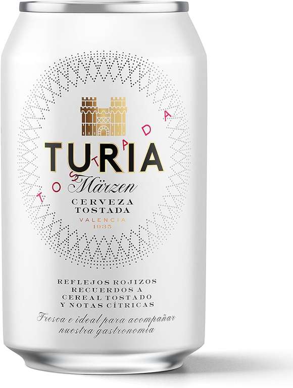 Cerveza Tostada Turia Märzen, Pack de 24 Latas 33cl | Cerveza. Valencia