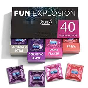 40 Preservativos Durex Fun Explosion Mixtos