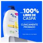 H&S Citrus Fresh Champú Anticaspa para Pelo Graso 2x1000ml, con Dispensador. COMPRA RECURRENTE