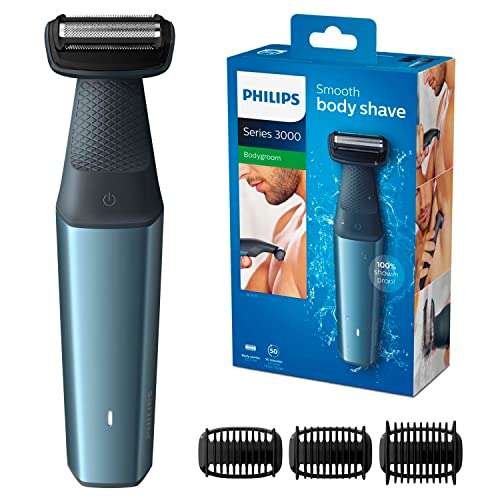Afeitadora corporal apta para la ducha Philips Bodygroom Series 3000