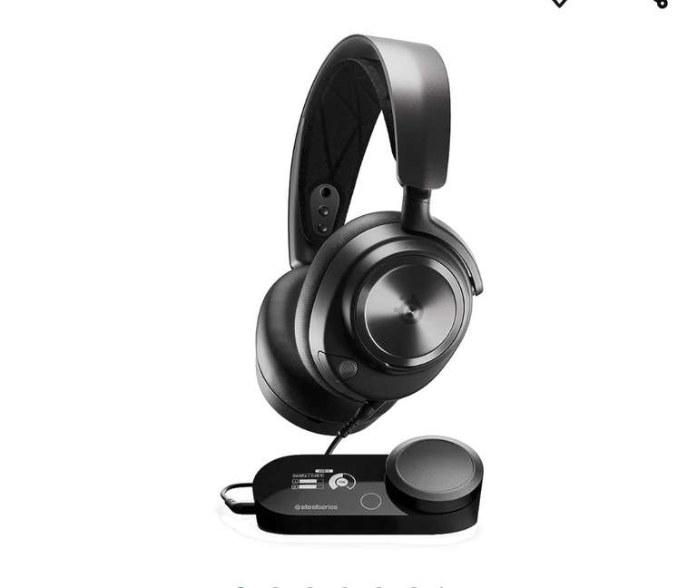 SteelSeries Arctis Nova Pro - Auriculares gaming multisistema - Audio alta res - Audio espacio 360° PC, PS5, PS4, Switch