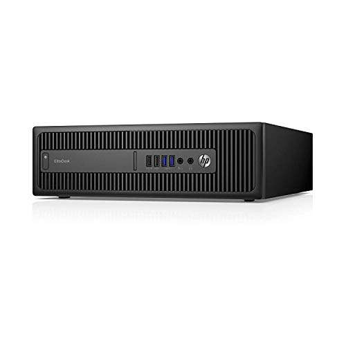 HP EliteDesk800 G1 SFF - Core I5-4570 3.2 GHz, 8GB RAM, SSD 240GB, DVD, Win 10 Pro - Negro (Reacondicionado)