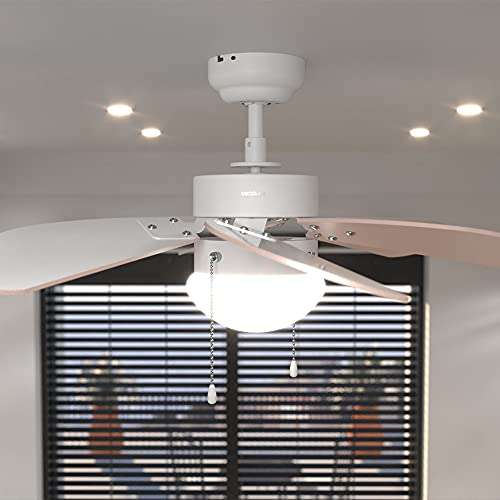Cecotec Ventilador de techo EnergySilence 3600 Vision Nude. 50 W, Diámetro 91 x 37 cm