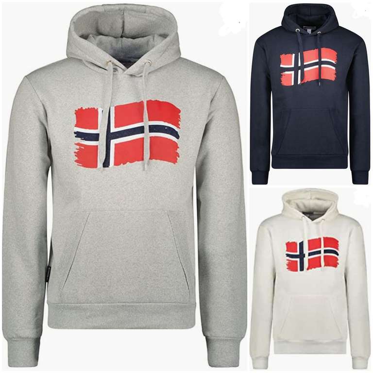 Geographical Norway-Sudadera de Hombre Florent (Todas las tallas salvo la S en color blanco).
