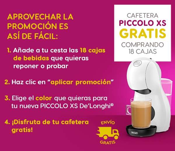 Cafetera Picolo XS Gratis al comprar 18 cajas