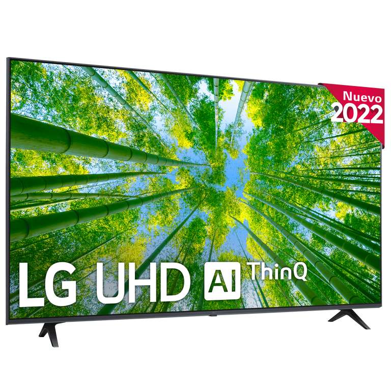 TV LED 65" - LG 65UQ80009LB, UHD 4K, 5 Gen5 AI Processor 4K, Smart TV, DVB-T2 (H.265), Negro