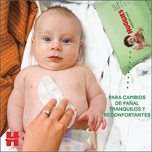 Huggies Toallitas Natural Care para Bebé, 99% Agua y con Aloe Vera, 560 toallitas (10 packs de 56 toallitas)