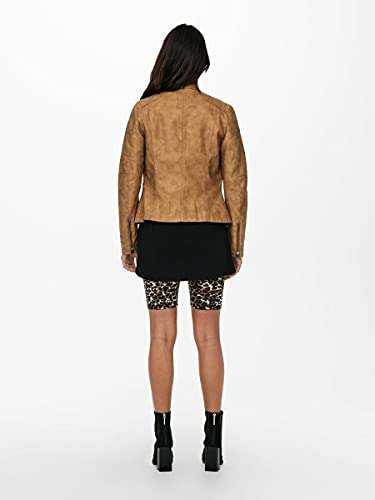 Only Mujer Onlava Faux Leather Biker Otw Noos Chaqueta