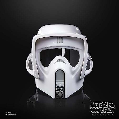 Hasbro Star Wars The Black Series - Casco electrónico premium de soldado explorador Retorno del Jedi