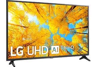 TV LED 55" - LG 55UQ75006LF, UHD 4K, Procesador Inteligente α5 Gen5 AI Processor 4K, Smart TV, DVB-T2 (H.265), Negro
