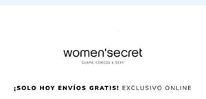 Women'Secret: ENVÍO GRATIS sin mínimo [Solo hoy]