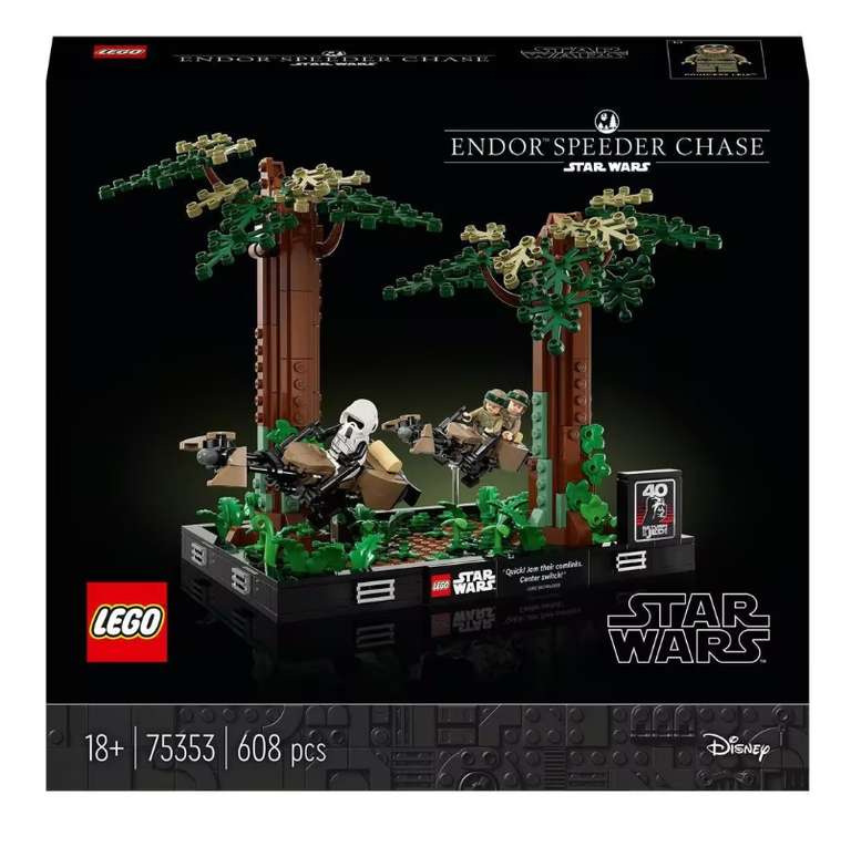 LEGO Star Wars 75353 Diorama: Duelo de Speeders en Endor