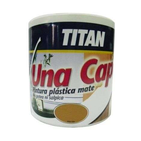 Pintura Plastica Mate Titan Una Capa 750ml Amarilla