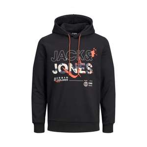 Jack & Jones Hombre Sudadera Con Capucha Core Jcogame en Color Negro muy suave y cálida