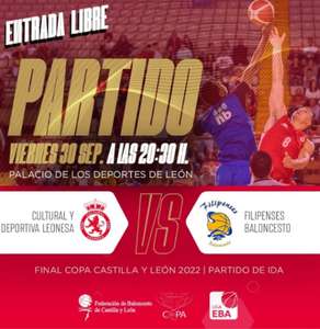 Cultural Leonesa Basket vs Palencia Filipenses. Final Copa. GRATIS