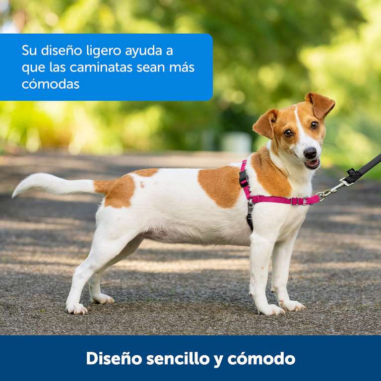 PetSafe Easy Walk Arnés Antitirones para Perros, Adiestramiento de Perros, Evita Asfixia, Rojo, Grande, L