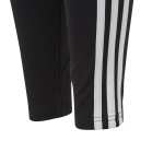 Adidas niñas essentials 3-stripes mallas, black/white