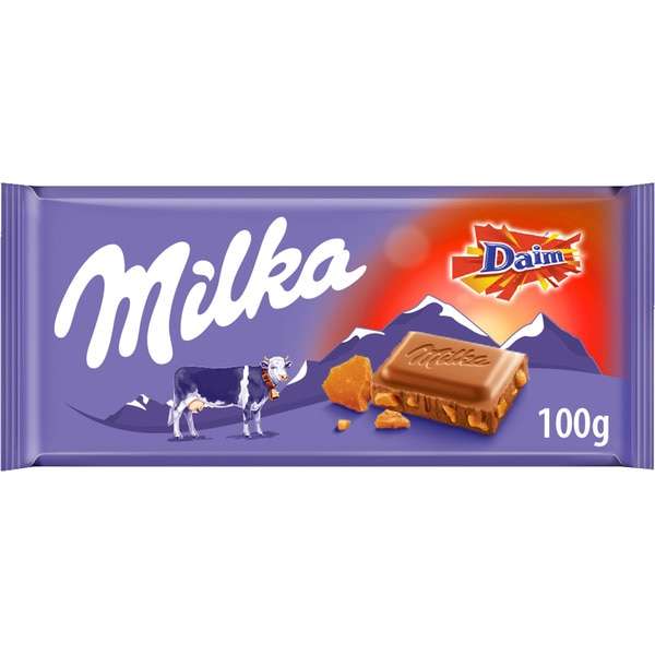 46 Tabletas Chocolate Milka | Cacahuete y Caramelo [ 0,49€ / UNIDAD ]