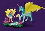 PLAYMOBIL Adventures of Ayuma 70809 Cristal Fairy con Unicornio, Juguetes para niños Mayores de 7 años