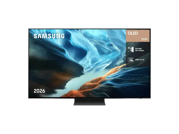 Smart TV 48" Samsung OLED TQ48S93H (4K sin reflejos, NQ4 AI Gen3, Full AI, Tizen OS, HDMI 2.1, acabado negro titanio, en MediaMarkt)