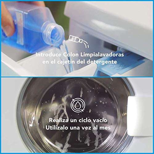 Colon Limpialavadoras Higiene - Limpia la lavadora y elimina malos olores, x4 Higiene