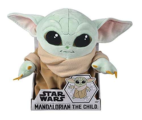 Peluche The Child Baby Yoda articulado, 30 cm o 25 cm , en caja expositora, licencia oficial Disney