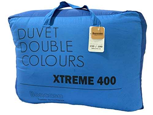 Xtreme 400 - Edredón nórdico de 400 g , Bicolor (Azul y Marino, Cama 135/150 - 240 x 270 cm)