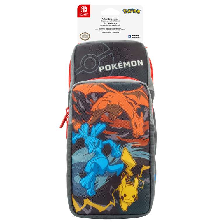 Hori Switch Adventure Pack - Charizard, Lucario & Pikachu