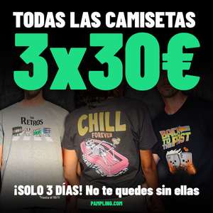 Pampling 3x30€ en camisetas + par de calcetines de regalo + envío gratis