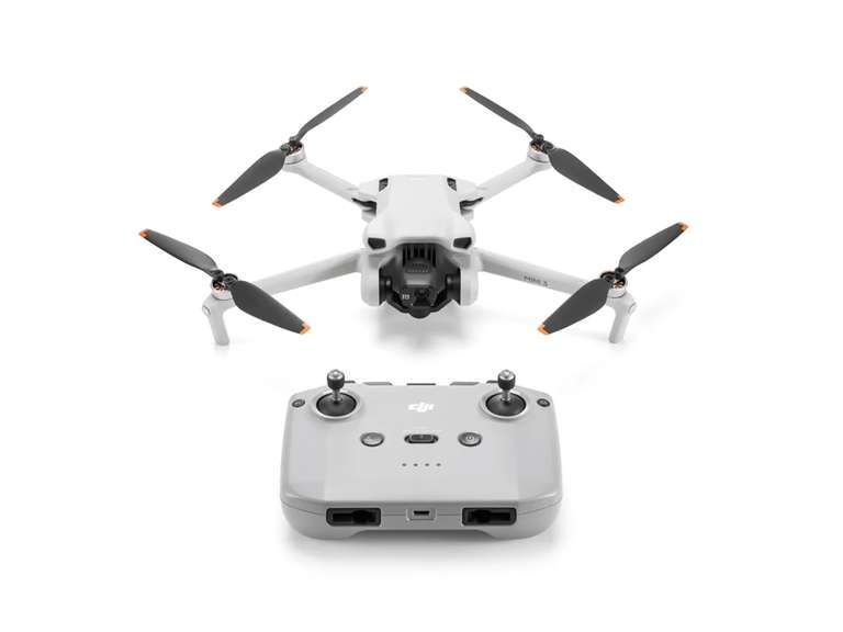 Mini Drone DJI Mini 3 + DJI RC-N1 (Autonomia: 38 minutos - Gris) - Modelo DJI RC por 449,99 €