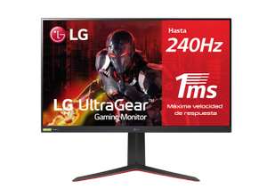 Monitor gaming - LG 32GQ850-B, 31.5a, QHD, 1 ms, 240 Hz, USB, HDMI x2, Negro