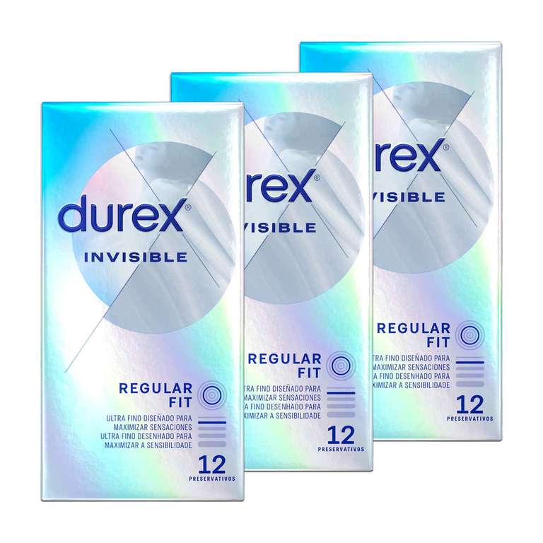 Pack de 36 Preservativos Durex invisible
