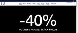 ADELANTATE AL BLACK FRIDAY 40% EN GAP | ENVIO GRATIS +50€