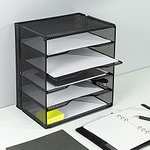 Amazon Basics - Bandeja organizadora para escritorio, 5 compartimentos
