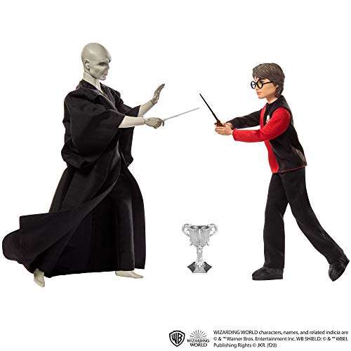 Figuras Lord Voldemort y Harry Potter