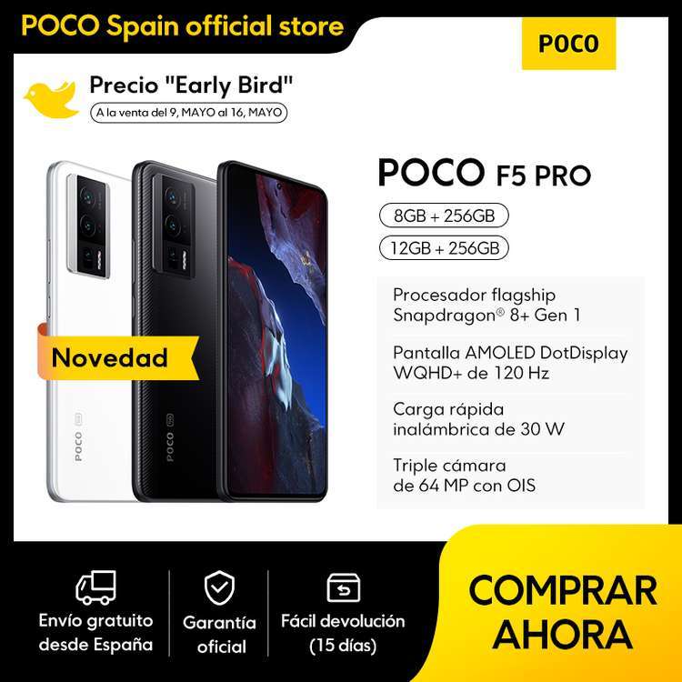 POCO F5 PRO 8GB+256GB NFC - ENVIO DESDE ESPAÑA