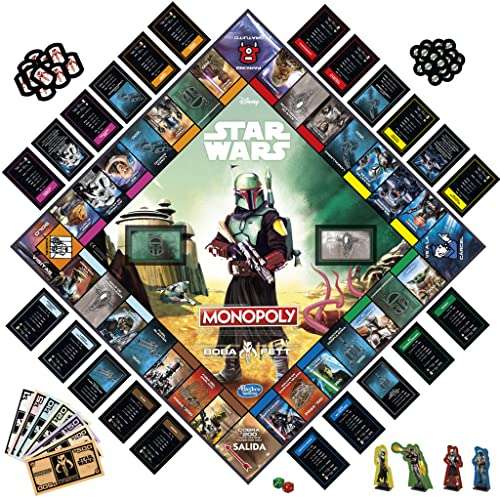 Hasbro Gaming Juego de Mesa Monopoly: Star Wars Boba Fett