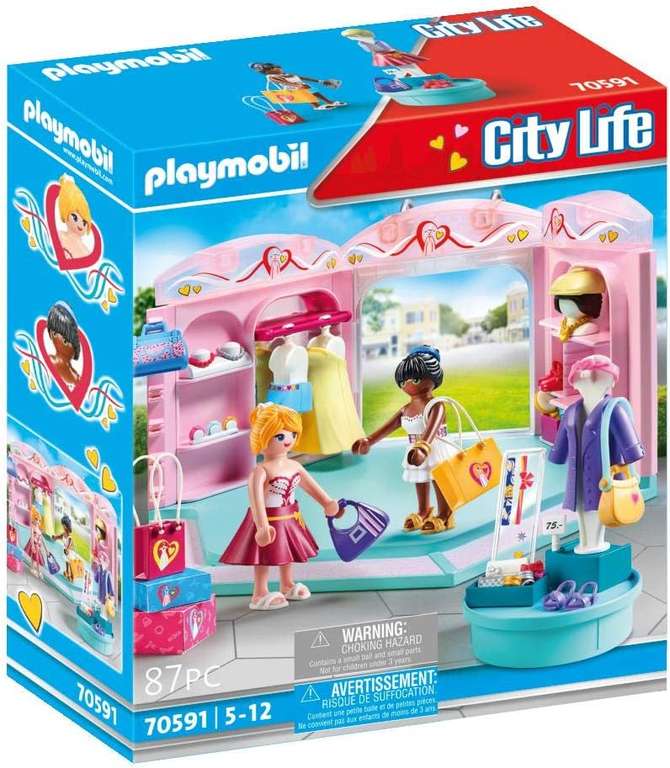 PLAYMOBIL City Life - Tienda de Moda (87 piezas)