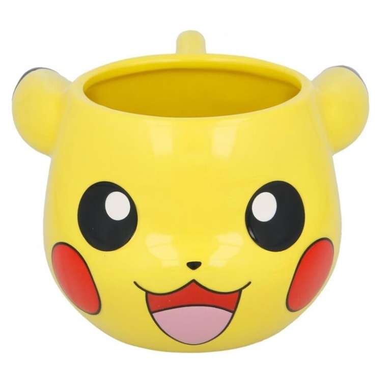 Taza 3D Pokemon Pikachu (también Amazon)