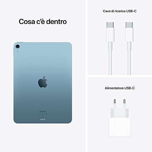 Apple 2022 M1 iPad Air (Wi-Fi, 64 GB - 5.ª generación) - Azul / Blanco estrella / Gris espacial / Rosa