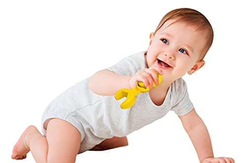 Clementoni - Baby, Banco de Trabajo - Juguete encajes y construcciones bebé a partir de 10 meses