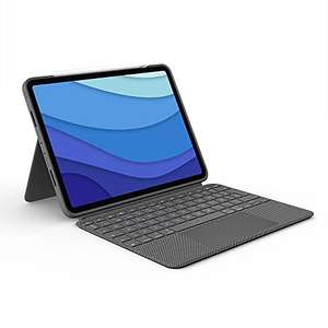 Logitech Combo Touch Funda con teclado iPad Pro de 11 pulgadas (1.ª, 2.ª, 3.ª, 4.ª generación - 2018, 2020, 2021, 2022)
