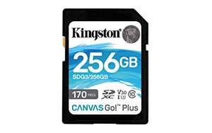 Kingston SDG3/256GB - Tarjeta de memoria SD
