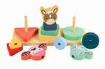Orange Tree Toys- Apilador de formas, para desarrollo, reconocimiento de formas y habilidades motoras