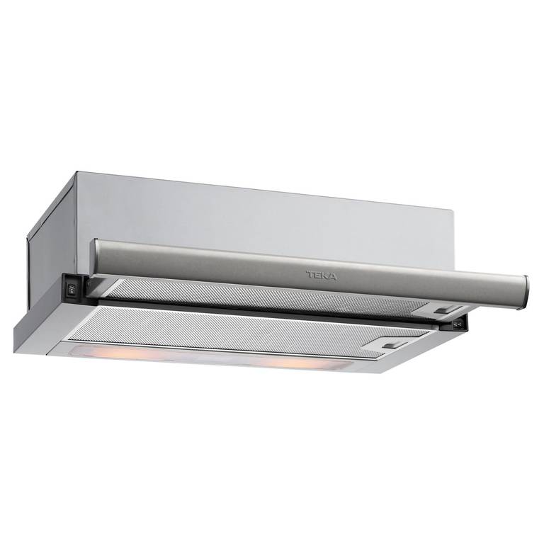 Teka TL 6420.2 – Campana Extractora 60 cm, Extractor Cocina Extensible, 2 Velocidades + Intensiva,
