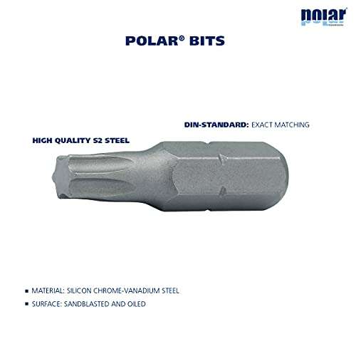 Juego de llaves de vaso Polar Tools (1/4", 24 unidades)