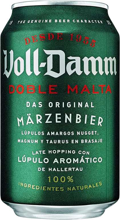 Voll-Damm Cerveza - 48 x 330 ml - Total: 15840 ml. [ 0,57€/lata ]