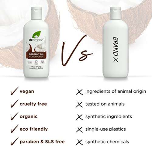 Dr. Organic Acondicionador Aceite Coco Organico 265 ml 265 ml