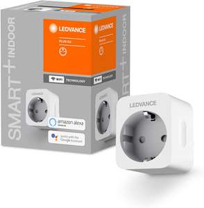 LEDVANCE Smart + enchufe conmutable para WiFi, con medición de potencia, compatible con Google y Alexa Voice Control, control a través d...