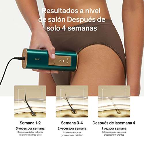 Ulike Air+ Depiladora de Luz Pulsada para Mujer y Hombre Dispositivo de Depilación IPL sin Dolor para Cuerpo Cara y Piernas